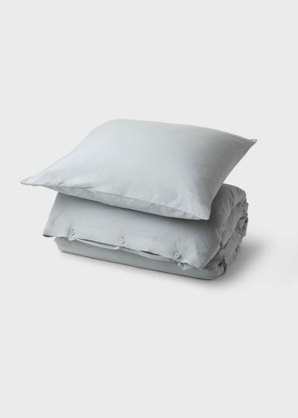 Klitmoller Collective Home Reliable Bed Set - Plain - 140 X 200 + 60 X 70 - Pastel Grey Bedding