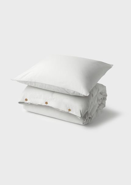 Klitmoller Collective Home Secure Bed Set - Plain - 140 X 220 + 80 X 80 - White Bedding
