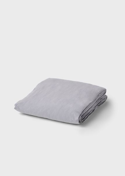 Klitmoller Collective Bed Sheet 90 X 200 X 30 - Pastel Grey Home Bedding Retro