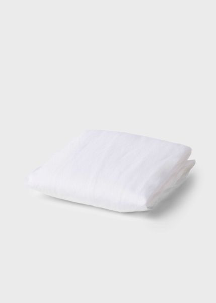 Shop Bed Sheet 90 X 200 X 30 - White Bedding Home Klitmoller Collective