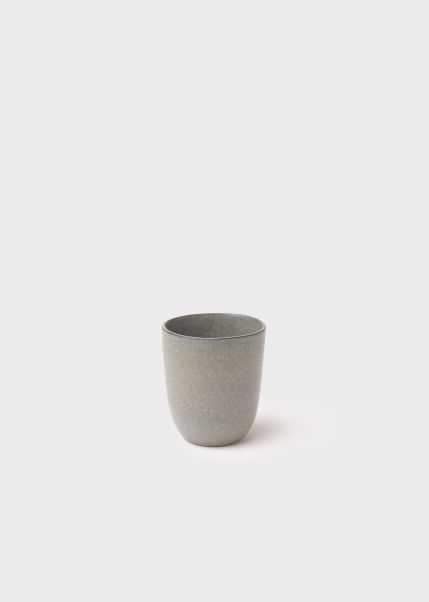 Home Large Coffee Cup - 10 Cm - Concrete Exceptional Ceramics Klitmoller Collective