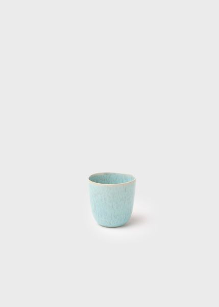 Ceramics Bespoke Klitmoller Collective Small Coffee Cup - 8 Cm - Turqouise Home