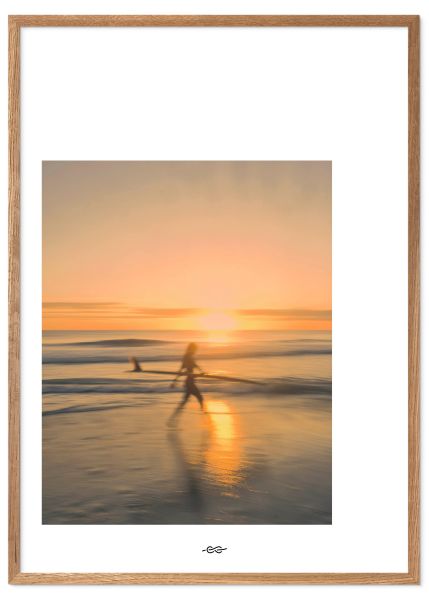 White Space - Sunset Walk 50X70 - Poster Posters Luxurious Klitmoller Collective Home