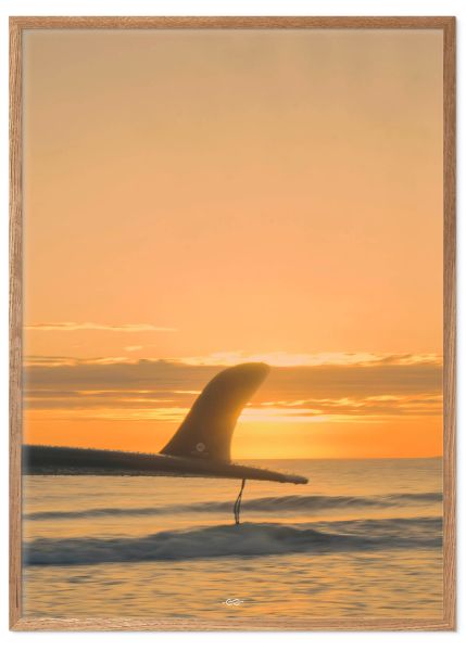 Home Sunset Fin 50X70 - Poster Durable Posters Klitmoller Collective
