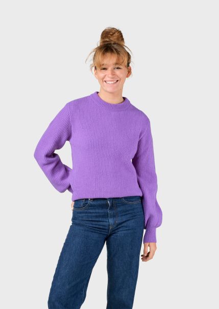 Klitmoller Collective Women Cheap Gerda Knit - Lilac Knitwear
