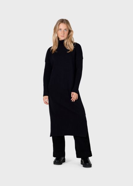 Gro Knit Dress - Black Knitwear Klitmoller Collective Markdown Women