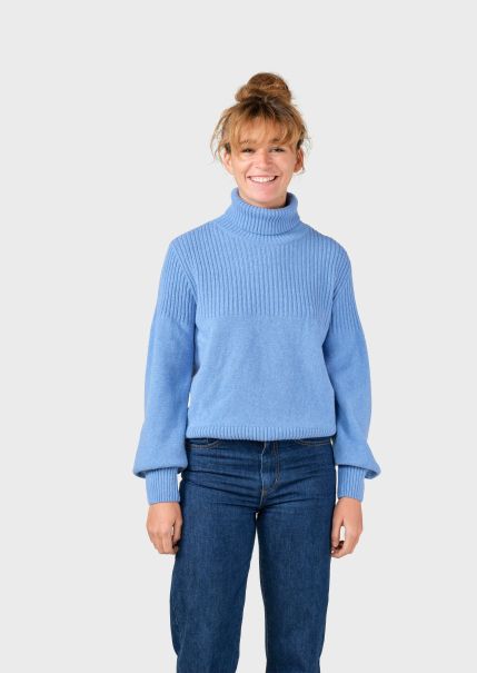 Svale Knit - Light Blue Knitwear Klitmoller Collective Practical Women