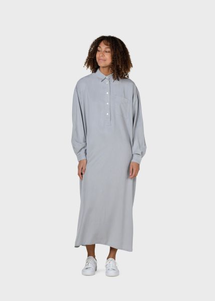 Gulla Shirtdress - Pastel Grey Klitmoller Collective Shirts Discover Women