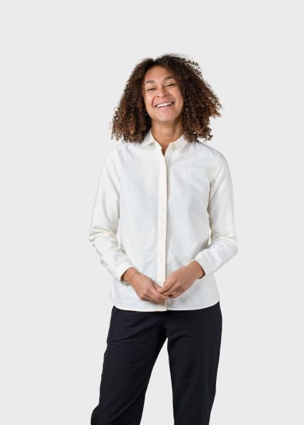 Shirts Julie Striped Shirt - White/Lemon Sorbet Klitmoller Collective Must-Go Prices Women