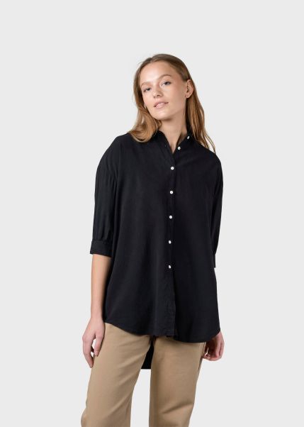 Women Lowest Price Guarantee Oline Shirt - Black Klitmoller Collective Shirts
