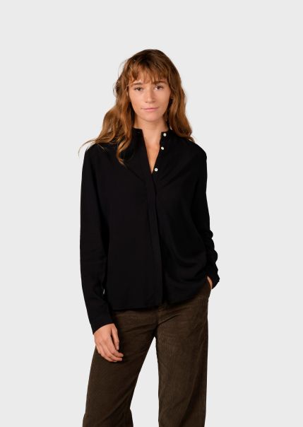 Klitmoller Collective Simone Shirt - Black Top Women Shirts