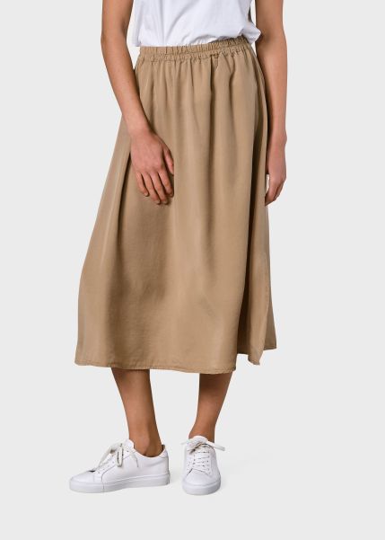 Ramona Skirt - Sand Hygienic Skirts Women Klitmoller Collective