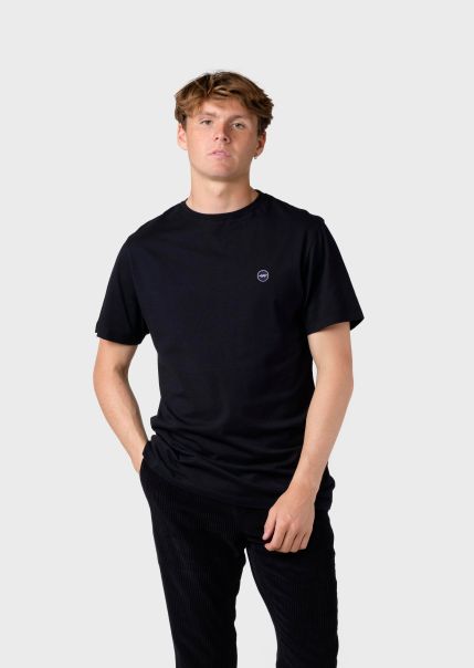 Energy-Efficient Elton Tee - Black Klitmoller Collective Men T-Shirts