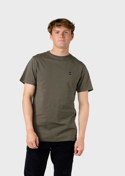 Elton Tee - Olive Men Offer T-Shirts Klitmoller Collective