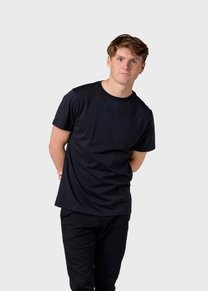 Exclusive Offer Klitmoller Collective Men T-Shirts Felix Tee - Black