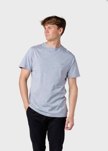 Smart Klitmoller Collective T-Shirts Felix Tee - Grey Melange Men