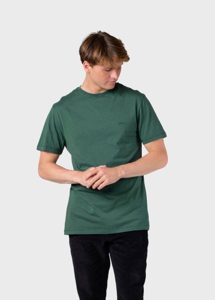 Men 2024 T-Shirts Felix Tee - Moss Green Klitmoller Collective