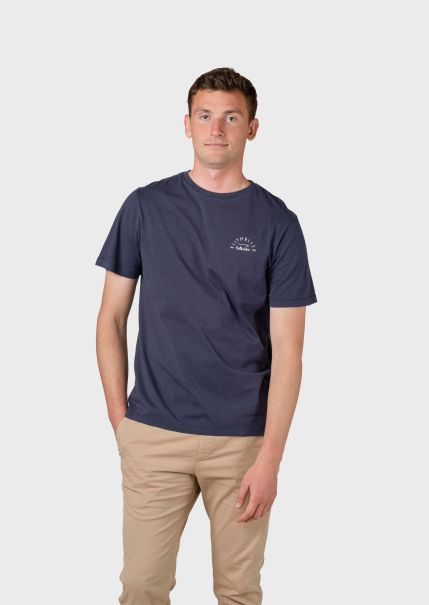 Klitmoller Collective Price Drop Gabriel Tee - Navy Men T-Shirts