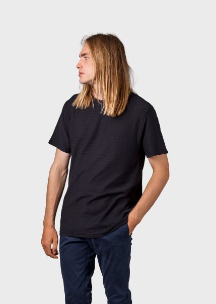 Lauge Tee - Black Trendy Klitmoller Collective Men T-Shirts