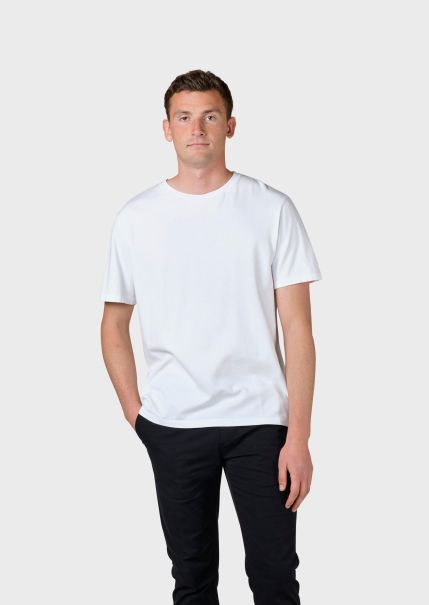 Mens Boxy Tee - White Tested Klitmoller Collective Men T-Shirts