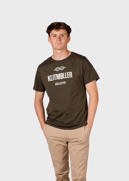 T-Shirts Reliable Men Mens Logo Tee - Olive Klitmoller Collective