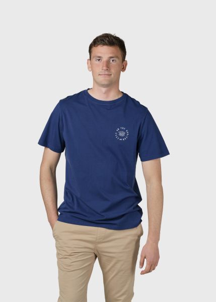 Advanced Mico Tee - Ocean T-Shirts Men Klitmoller Collective