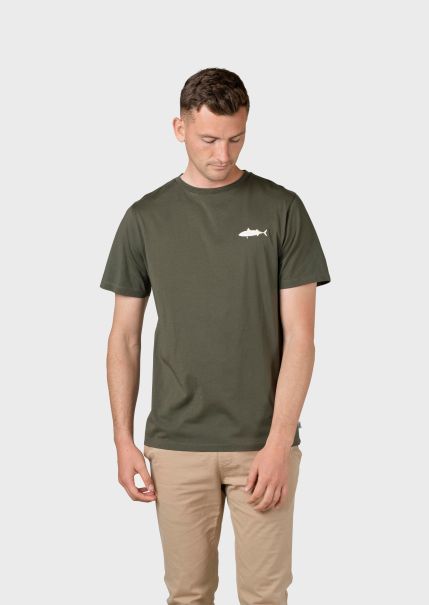 Functional Men Klitmoller Collective Xavier Tee - Olive T-Shirts