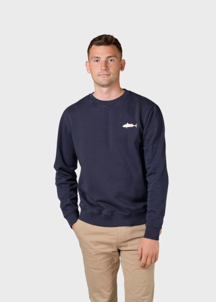 Elof Crew - Navy Men Limited Sweatshirts Klitmoller Collective