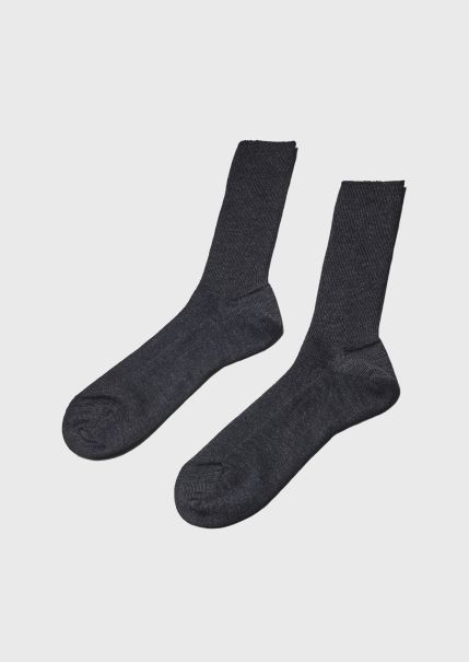 Elegant Light Merino Sock - Navy Klitmoller Collective Socks Accessories