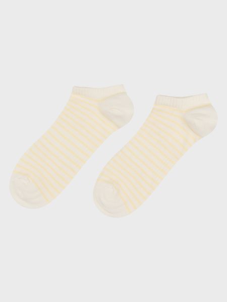 Accessories Socks Klitmoller Collective Durable Short Sock - Cream/Lemon Sorbet